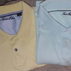 2 mens large Tasso Elba polos.